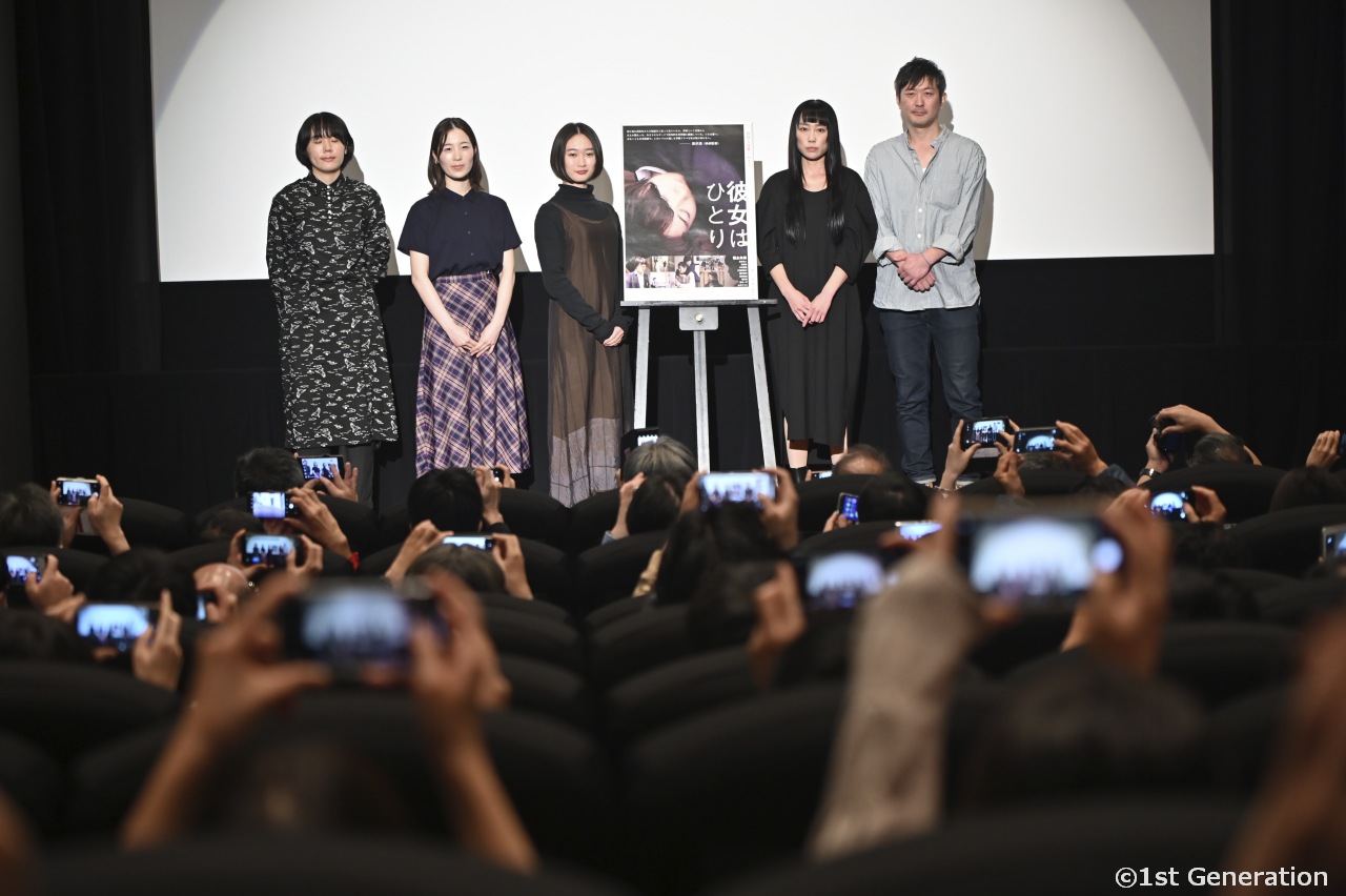 オーディションから禍々しい雰囲気を放った福永朱梨。父親役と視線を合わせぬ効果で現場には良い緊張感。