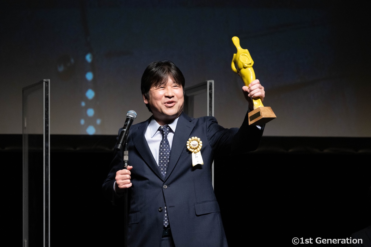 TAMA映画賞・最優秀男優賞　佐藤二朗<br>憧れの女優との授賞式登壇に歓喜