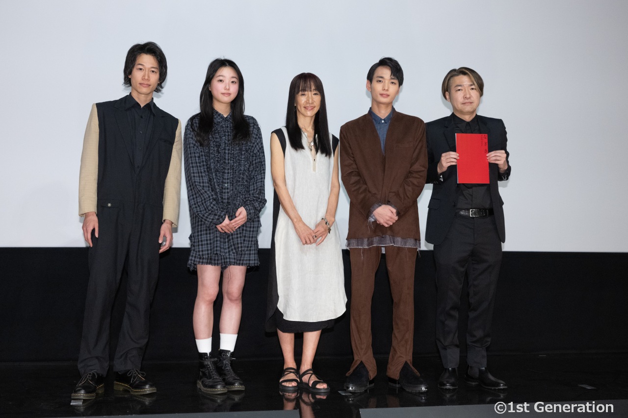 映画『なぎさ』初日舞台挨拶。皆さんの助けがなかったらこの映画はできていない。