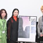 映画『飛べない天使』公開記念舞台挨拶。福地桃子、青木柚、堀井綾香監督登壇。