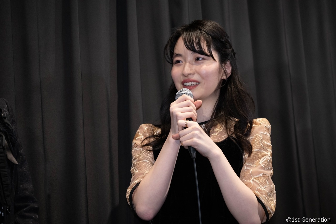 中田乃愛「チョコの話はちょこっとになってしまったかな」、映画『鈍色ショコラヴィレ ビエンナーレ』舞台挨拶