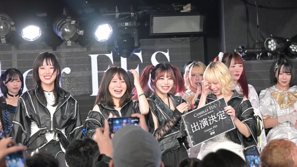 12月14日（日）に開催される「Counter FES in LINE CUBE SHIBUYA」への出場権を賭けたバトルライブ「Counter FES -Battle stage-」が11月18日（火）に原宿RUIDOで開催され、ロックアイドルグループO-VER-KiLLが激戦を制し、優勝を果たした。O-VER-KiLLは16ポイントを獲得し、LINE CUBE SHIBUYAでの25分枠の出演権を見事に勝ち取った。 このバトルステージには、O-VER-KiLLの他、LIZZ、縷々、チギリ、FandLの計5組が出演し、熱いパフォーマンスを繰り広げた。